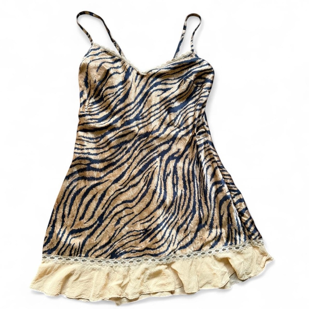 Animal Print Slip Dress